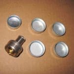 Pontiac cylinder head plugs and heater hose fitting nipple 65-81