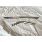 Stainless Pontiac V8 dip stick tube set 2 piece external and internal